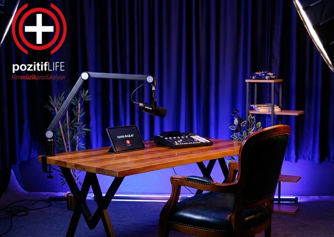 Kendin çek stüdyo sistemi ve prompter