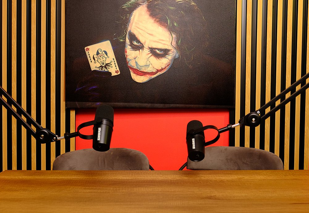 Kendin çek stüdyo sistemi ve prompter