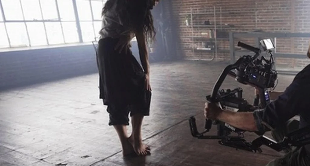 Müzik klibi çekimi kamera arkası